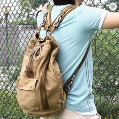 Винтажный рюкзак из ткани Virginland 940