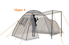Кемпинговая палатка Canadian Camper Hyppo 4