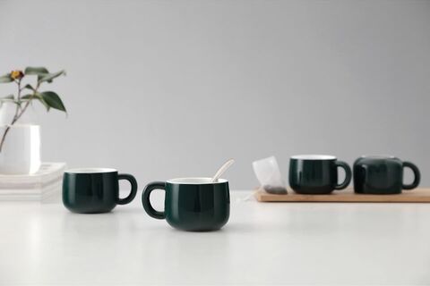 Набор кружек 4шт 0.26л Viva Scandinavia Isabella зеленые
