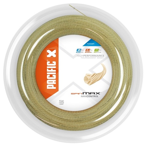 Теннисные струны Pacific Spin Max (200 m) - pearl amber