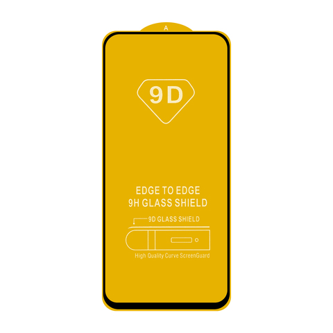 Защитное стекло 9H полный клей Full Glue для Samsung Galaxy M52 5G (Черная рамка)