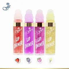 FFleur LG-9403W Блеск-бальзам для губ FRUIT GLOSS (шариковый) с фруктовыми ароматами, с блёстками