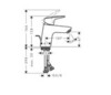 Hansgrohe Logis 71072670 Смеситель для раковины (чёрный матовый)