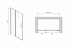 Душевая дверь ABBER Sonnenstrand AG04120BS