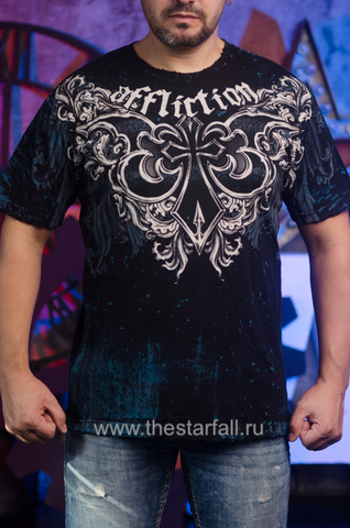 Affliction | Футболка мужская EMBLEM TEE A2046 перед