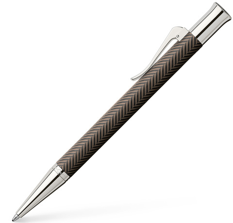 Ручка шариковая Graf von Faber-Castell Guilloche Cisele Brown