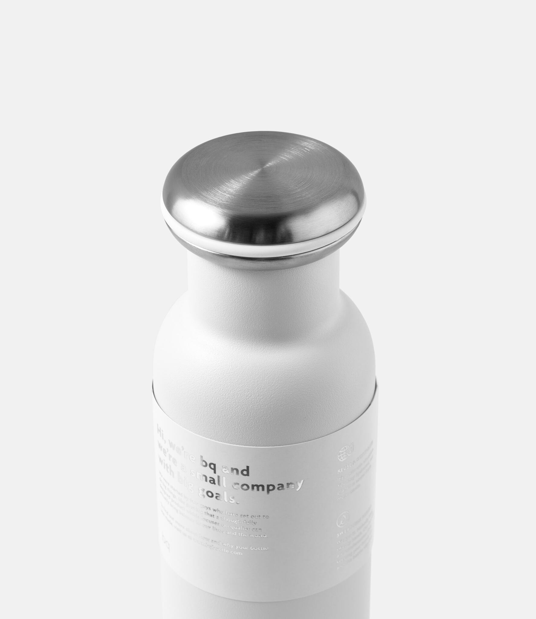 BQ Bottle White — стальная термобутылка 450 мл