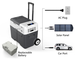 Компрессорный автохолодильник Indel B X50A (12V/24V , 220V опционально, 50л)