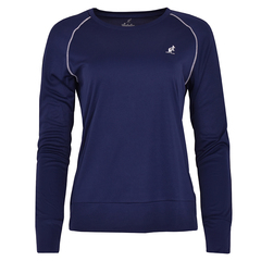 Женская теннисная футболкаAustralian T-Shirt Ace Long Sleeve - blu cosmo