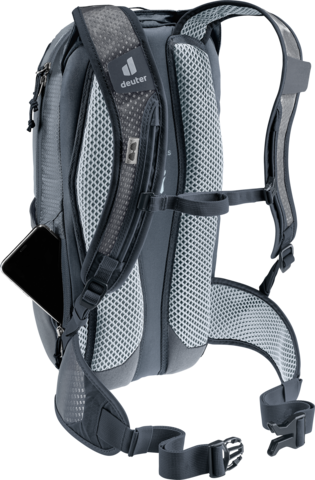 Картинка рюкзак велосипедный Deuter Race 8 Black - 9