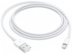Кабель Apple Lightning (M), USB 2.0 (M) белый