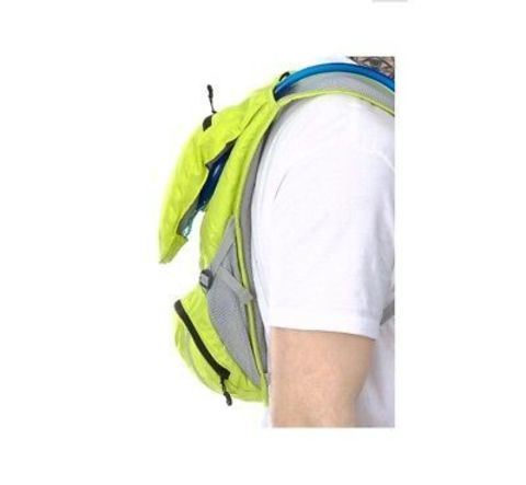 Картинка рюкзак беговой Camelbak Hydrobak 1,5L Lime Punch/Silver - 8