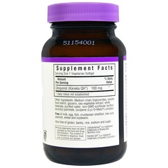 Bluebonnet Nutrition, Убихинол, Cellular Active коэнзим Q10, 50 мg, 60 вегетарианских капсул