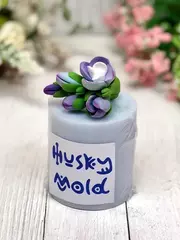 Силиконовая форма для мыла дельфиниум. Вставка в букет. Husky mold