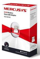 Mercusys MW150US Wi-Fi USB-адаптер для онлайн-игр,HD-видео,  веб-страниц, email, чатов.ОС Windows 10/8.1/8/7/XP (32/64б)