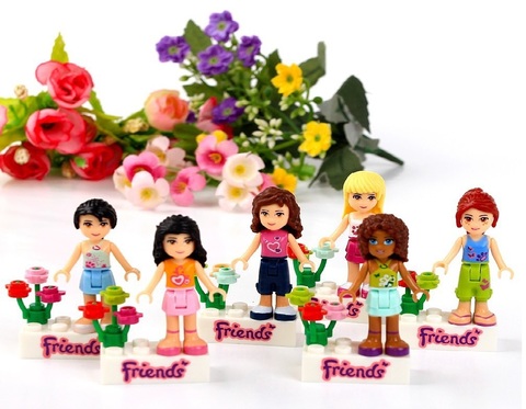 Minifigures Friends Barbie Doll Blocks Building