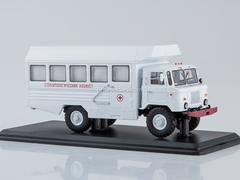 GAZ-66 KSP-2001 Mobile Dental Office white 1:43 Start Scale Models (SSM)