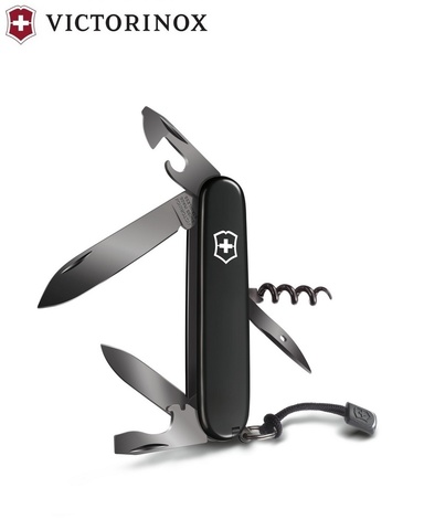 Нож складной Victorinox Spartan Onyx Black (1.3603.31P)