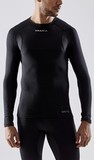 Элитная Терморубашка Craft Active Extreme X Cn LS black мужская черная