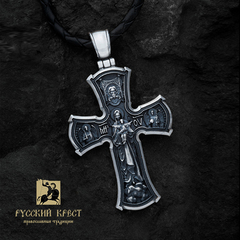 Крест православный.  Распятие. Пресвятая Богородица. Благодатное Небо.