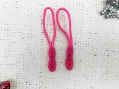 Пуллер, 6 см, ярко-розовый