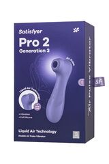 Сиреневый вакуумный стимулятор клитора Satisfyer Pro 2 Generation 3 - 