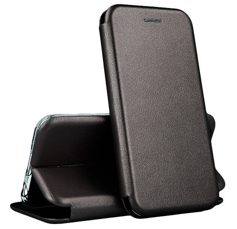 Чехол-книжка из эко-кожи Deppa Clamshell для Samsung Galaxy S23 Ultra (Черный)