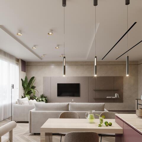 Торшер светодиодный Odeon Light MALI 6643/5FL