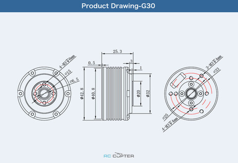 Мотор для робототехники T-Motor G30 KV290