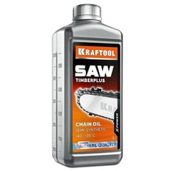 KRAFTOOL TimberPlus, 1 л, цепное полусинтетическое масло для бензо и электропил (41520-1)
