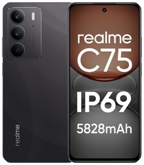 Смартфон Realme C75 8 ГБ/128 ГБ черный