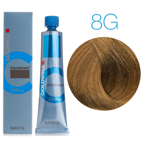 Goldwell Colorance 8G (русый золотистый) - тонирующая крем-краска