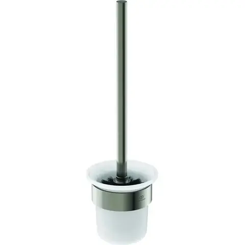 Ideal Standard T4495GN CONCA Туалетная щетка с держателем, для настенного монтажа, матовое стекло (290737)