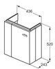 Ideal Standard C6747WG СНЯТ IdST   CONNECT SPACE   GUEST  C6747WG   Подстолье для  E1362 Глянцевый белый