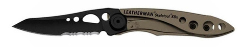 Нож перочинный Leatherman Skeletool Kbx Coyote бежевый/чёрный (832615)