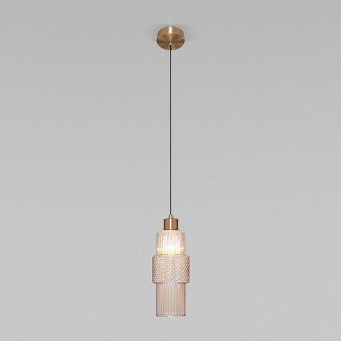 Подвесной светильник 50209/1 бронза