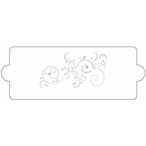 Трафарет для декорирования 34,7х12,7см, пластик 40-W098