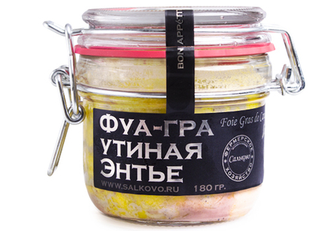 Фуа-гра утиная Энтье "Ферма Сальково", 180г