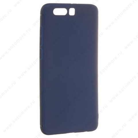 Накладка силиконовая Soft Touch ультра-тонкая для Huawei Honor 9 синий
