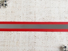 Лента-стропа светоотражающая, ш. 2 см, красный