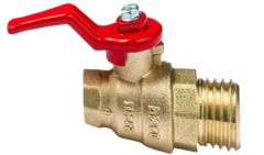 Кран шаровой 1/2 ВР/НР DN15 PN40 (Ручка - Рычаг)