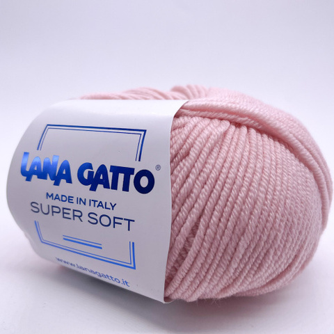 Пряжа Lana Gatto Supersoft 13805 розовый