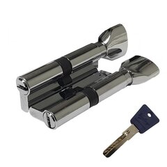 Механизм цилиндрический с повышенной секретностью серия P PC60мм-PC80мм CP хром