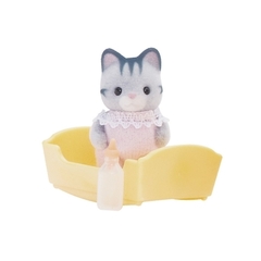 Sylvanian Families Набор «Малыш серый котенок» (3552)
