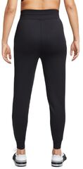 Женские теннисные брюки Nike Therma-FIT One High-Waisted 7/8 Trousers - black/white