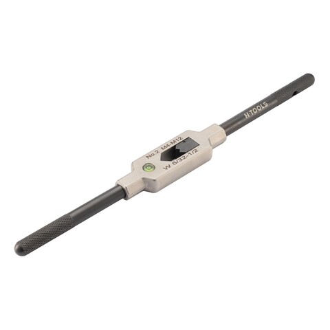 Вороток для метчиков №2 M4-M15(3,0-9мм) 265мм DIN1814 (INOX, с уровнем) H-Tools 08802050