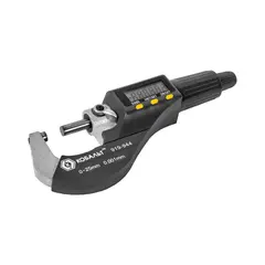 Микрометр КОБАЛЬТ цифровой, диапазон измерений 0-25 мм, точность 0,001 мм, кейс (919-944)