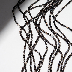 Перламутр морских ракушек, шоколадного оттенка "Зебра", шар 3,1мм