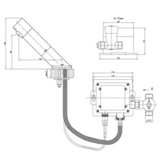 Смеситель для умывальника бесконтактный (сенсорный) LEMARK PROJECT - LM4653CE