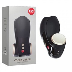 Мастурбатор мужской Fun factory COBRA LIBRE II, черно-серый